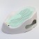 Mill for bathing newborns, white/mint color, 0-6 months, rr 43x30x19cm