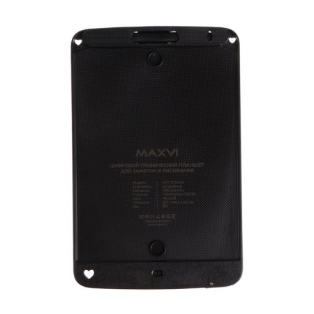 Graphic tablet for drawing and notes LCD Maxvi MGT-01, 8.5 ”, angle 160 °, CR2016, black-3
