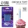 Candles for the cake Undigilated "on your birthday", blue, 10 pcs.