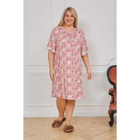 Women's dress, size 68, pink color-2