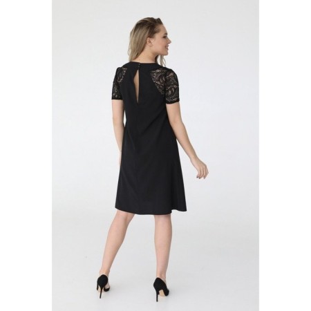 Dress with sleeves made of lace, size 48-1