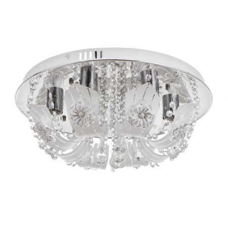 Economic Service chandelier with PDU "Barensa", 6x40W E27, chrome 45x45x25 cm