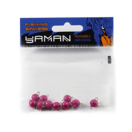Cargo Cheburashka painted collapsible Yaman 10 pcs., 2 g, purple-4