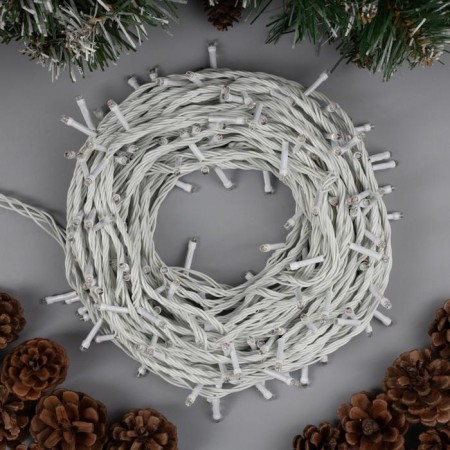 Garland “thread” 20 m, IP20, white thread, 200 LED, red glow, 8 modes, 220 V-1