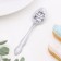 A spoon is a nominal, tea, with an engraving "Vyacheslav", h = 14