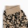 Women's socks minku "python" Beige/black color, rr 36-37 (23 cm)