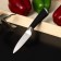 Knife for vegetables Venus kitchen shade, blade 9 cm, black color