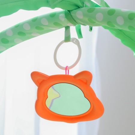 Developing rug with arcs "Frogs", 78x69 cm, crush me-4