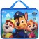 Plastic folder with A4 handles, on a zipper, 75x330x260 mm, puppy patrol