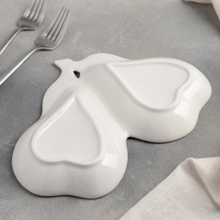 Menzhitsa ceramic 2 cells “Pear”, 25 × 19 × 3 cm-2