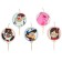 Candle for the cake "Happy Birthday!", 5 pieces, gravity farz