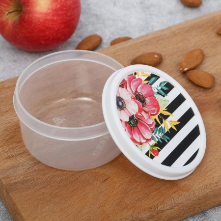 Lunch-Box Round "Flowers", 150 ml-2