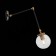 Sconces st. SL234.421.01. Varieta. 1x40 W, E27, 15x42.5 cm, black color, gold