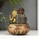 The desktop fountain from the network, the backlight "Ganesha with jugs" 20x15x15 cm