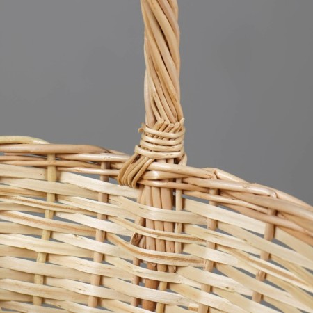 Children's basket, bottom: 15 × 20 cm, top: 25x21 cm, h = 14/26 cm, vine-2