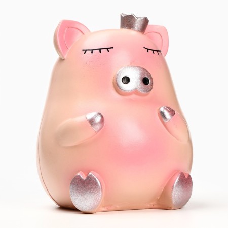 Pigger "Pig with the Crown" Pink-Serlicer, 17cm