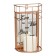 Spinker "candle" LED from batteries 3AAA copper 15x11x25 cm Risalux