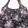 Household bag without fastening, black color