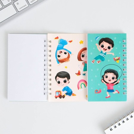 Double notebook "For a beloved educator" 48 sheets, 14.5 x 12cm-5
