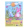 Colored felt is soft with the A4 Devente pattern. White flowers 5 colors, 5 sheets, thickness 2 mm