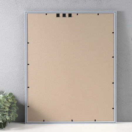 Photo frame plastic "Frosty silver style" 40x50 cm, frosty silver-2