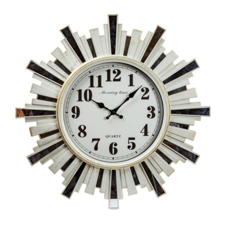 Wall clock, series: interior, "rays of the sun", d-58 cm, white