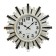 Wall clock, series: interior, "rays of the sun", d-58 cm, white