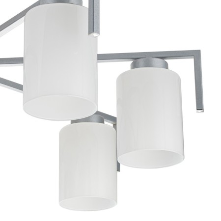 Lamp on the ESCADA rod, 1142/7p Silver. 7x60W, e27, 700x700x270 mm, silver color-3