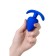 Anal plug Toyfa A-Toys, silicone, blue color, 8.3 cm, d = 4.1 cm