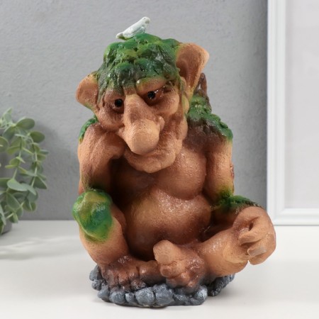 Figure "Stone troll Roden" 22.5 x 16 x 17 cm.-1