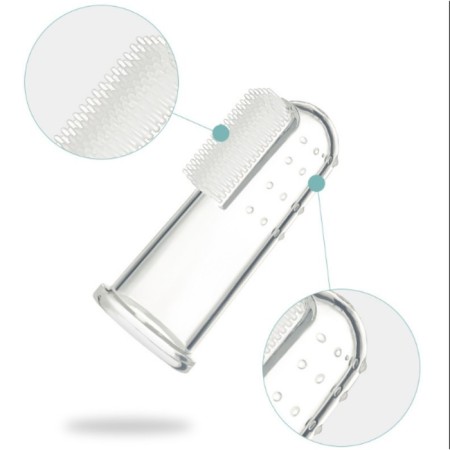 The teething is a children's massager, U -shaped, silicone from 18 months.-7