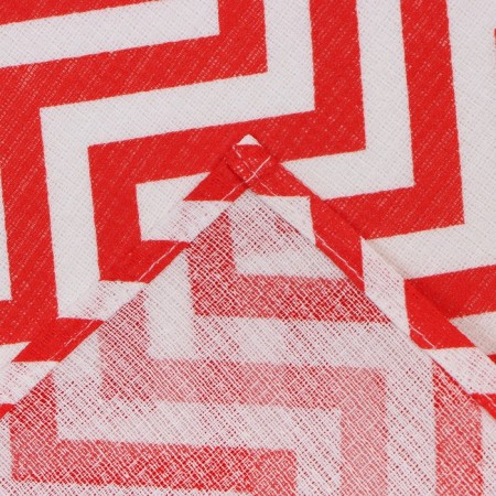 Towel 35x60cm zigzag, red, waffle, 120 g/m2, cotton 100%-3