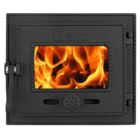 Top-fire airtight DTG-3BS "Kami" Rubtsovsk 315x270x124 mm with glass, thermal-winged
