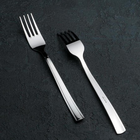 A set of dining rooms "Triumph", h = 17.5 cm, thickness 2 mm, 6 pcs, silver color-1