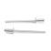 Rolls exhaust tundra krep, aluminum-old, 3.2 x 6 mm, in the package 1000 pcs.