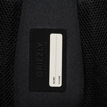 Youth backpack 43 x 31 x 20 cm, Grizzly, ergonomic back, laptop department, black-7