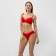 Female cowards, red color, size 46 (l)