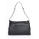 Bag Cross-Body Women's, genuine leather, Ludor black, 25x9x17 cm