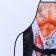 Apron Textile "Black Belt on Dumplings"
