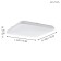 Frania lamp, 1x33.5W Led, 3000k, 3900lm, white color