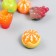 Decor for creativity plastic "citrus fruits and berries" set 7 pcs