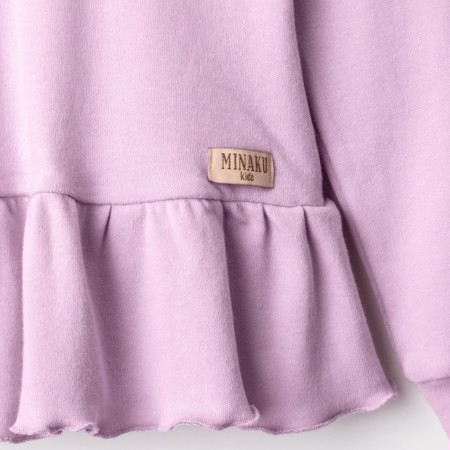 Kids (jumper, trousers) minku, lilac color, height 110 cm-9