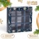 New Year. Box for 9 sweets "Festive magic", 13.7 x 13.7 x 3.5 cm, confectionery packaging