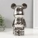 Piggy bank Ceramics "Bear" silver 11x13.5x28.5 cm