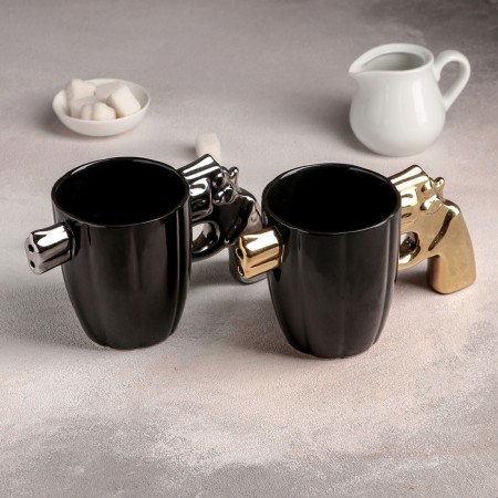 Ceramic mug "Carleone", 400 ml, chick pen color-2