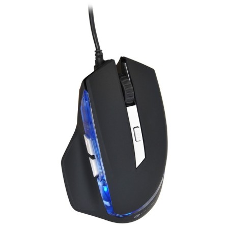 Mouse call 715G black/optical silver (3200DPI) USB (6but)-6