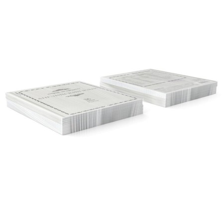 Subject notebook, 36 sheets, cage, English, Erichkrause, Akadkarniga, coated cardboard, Bloc Offset 100%, information block-3