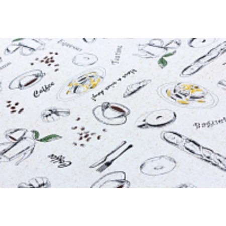 MEIWA tablecloth, oval, 132 x 178 cm, beige color-4