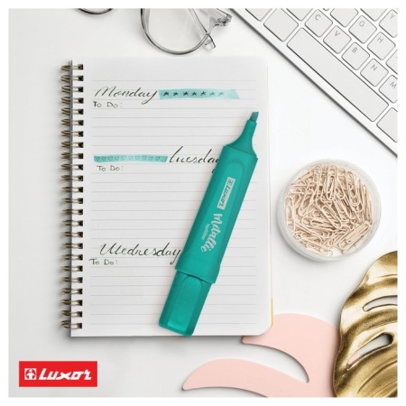 Luxor Textliter Metallic textbook Green, 1-5mm.-4