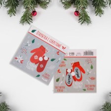 A postcard with shretches with a layer of 